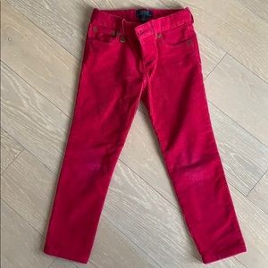 Polo Ralph Lauren girls velvet skinny jeans size 5